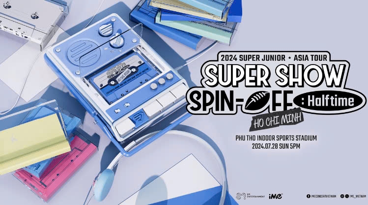 2024 SUPER JUNIOR <SUPER SHOW SPIN-OFF: HALFTIME> NGHỆ SĨ KPOP ĐẾN VIỆT NAM NĂNG SUẤT NHẤT TRONG HAI NĂM QUA